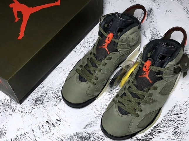 Rep Air Jordan Scott Travis CN1084-200 Olive Medium x 6 0627